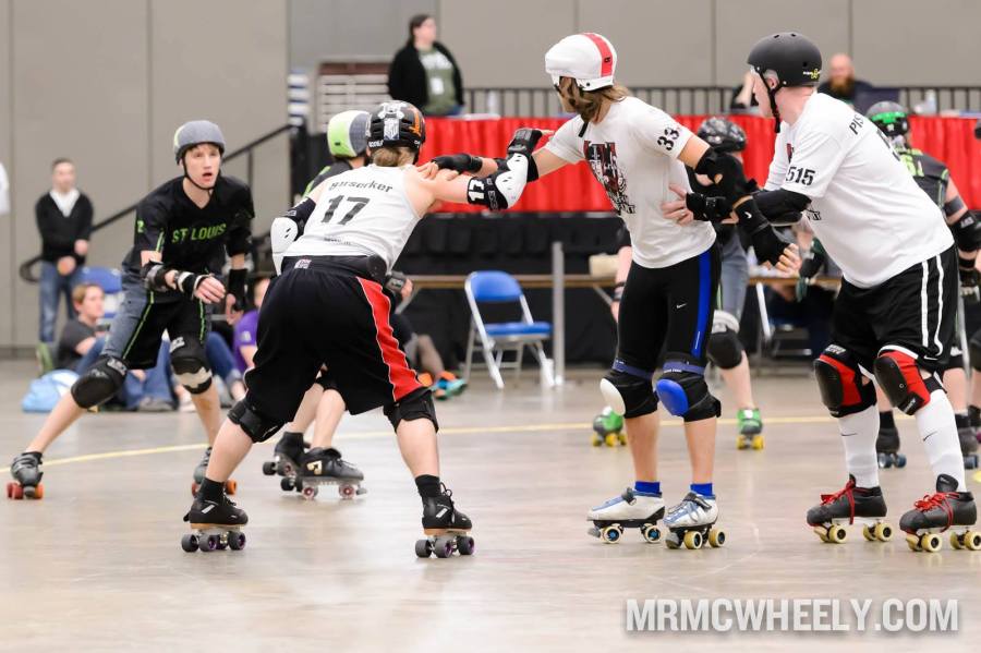 Southern Discomfort v Gatekeepers at Spring Roll 2014. Did you watch it? Why not?? Great examples of partner and diamond blocking, footwork, and offensive work. Photo by Mr. McWheely