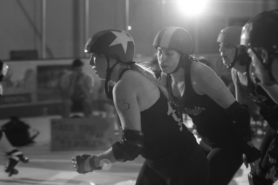 Mother State decided what they were going to do, and go for it. They are notorious in the northeast for skating short. Only 5 skaters went to Alaska to play Rage City.